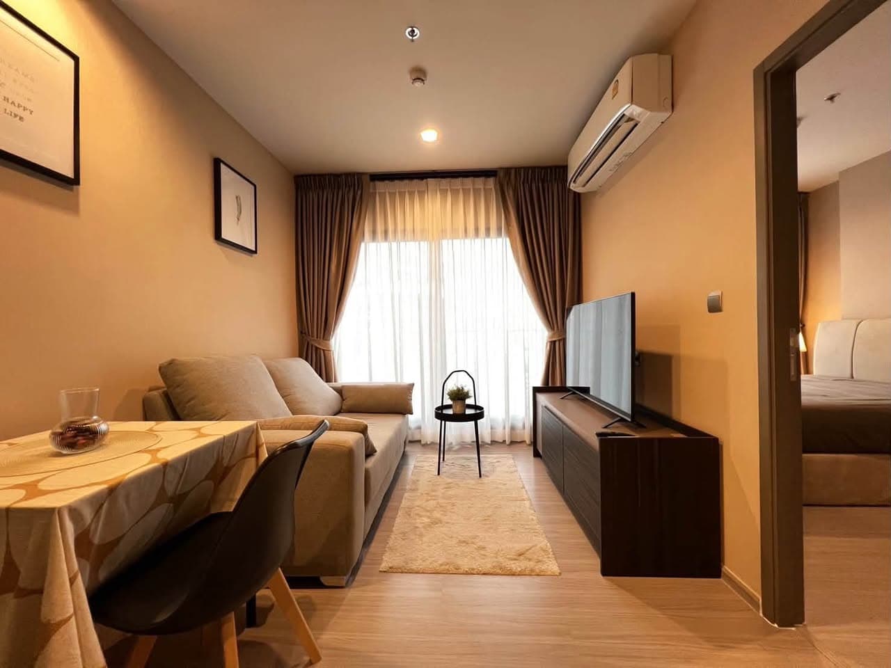 Life Asoke Hype · オーナー直掲載・エージェント歓迎。32.35㎡の1ベッドルーム39階、開放的な眺望、家具家電付き、MRTラーマ9世駅近く
